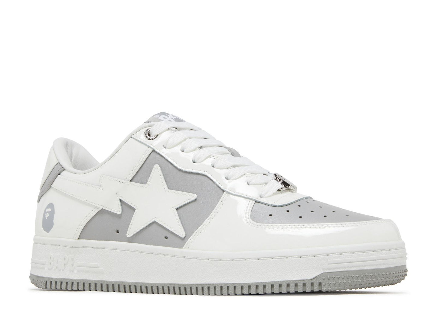 Bape Bapesta #6 “Patent Leather Pack - Grey”