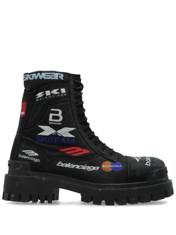 Balenciaga combat strike boots