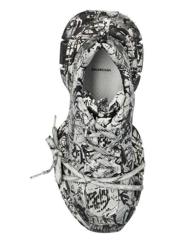 Balenciaga 3XL extreme graffiti panelled sneakers