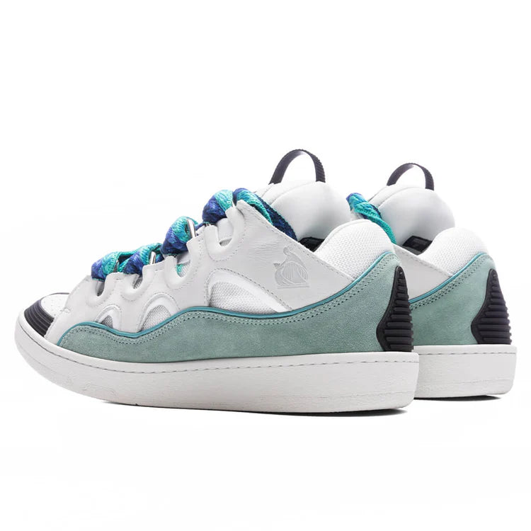 Lanvin Curb suede trim sneakers