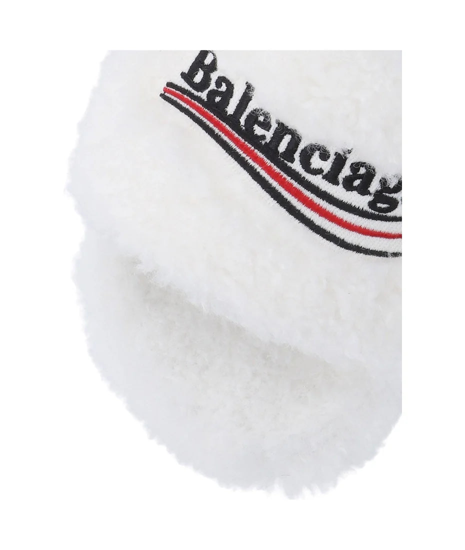 Balenciaga Furry slide sandals