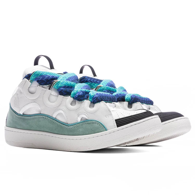Lanvin Curb suede trim sneakers