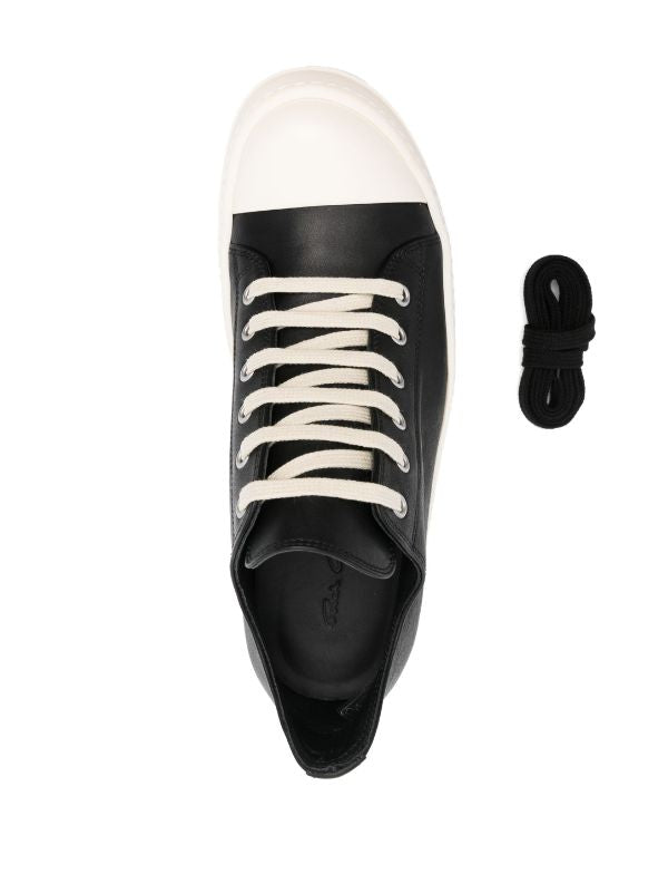 Rick Owens Low leather sneakers