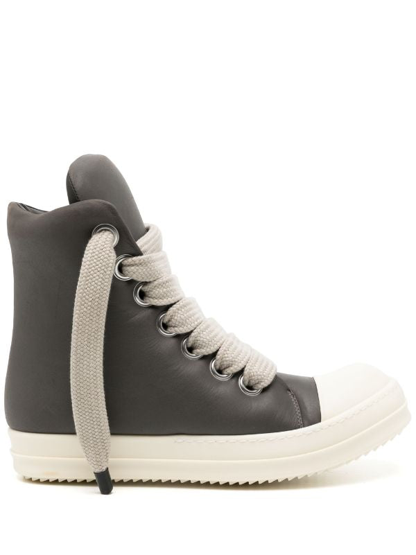 Rick Owen jumbolaced padded hi-top sneakers