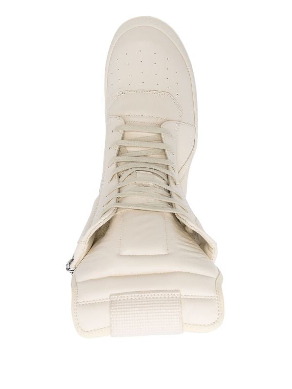 Rick Owen Geobasket high-top leather sneakers