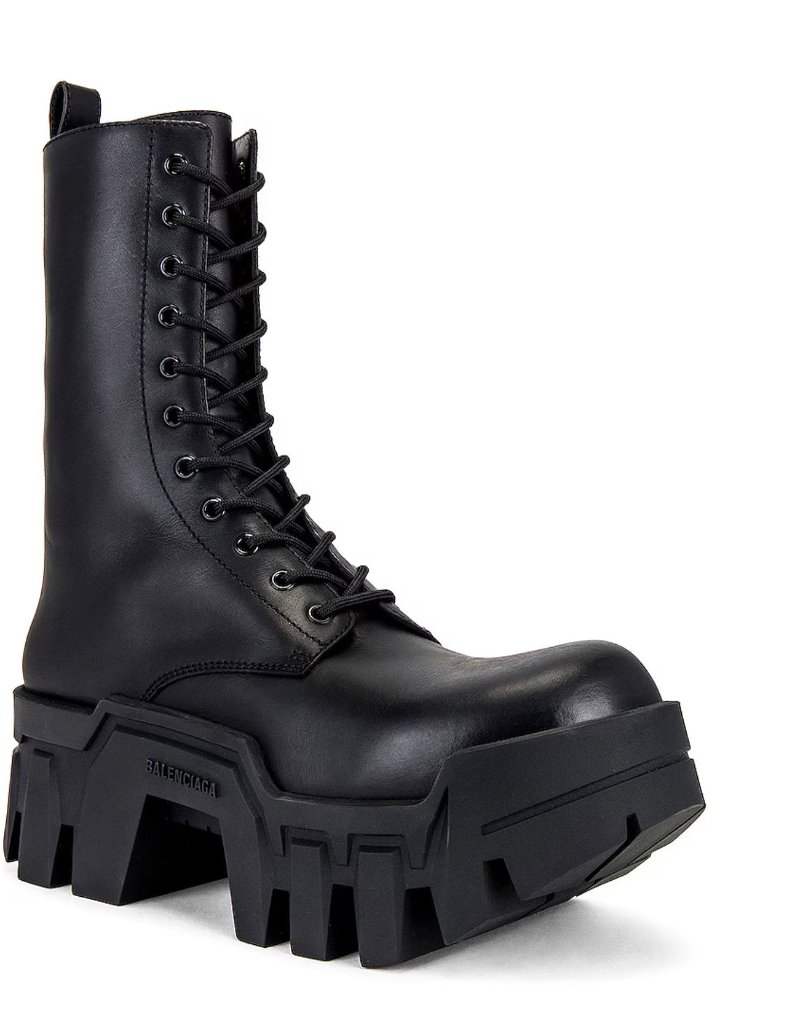 Balenciaga bulldozer lace up boot