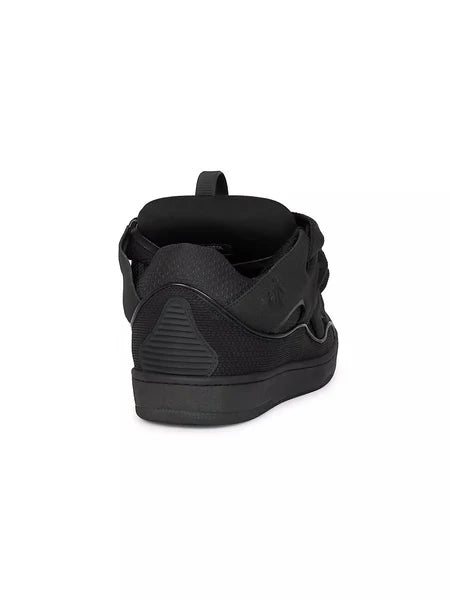 Lanvin Curb suede trim sneakers