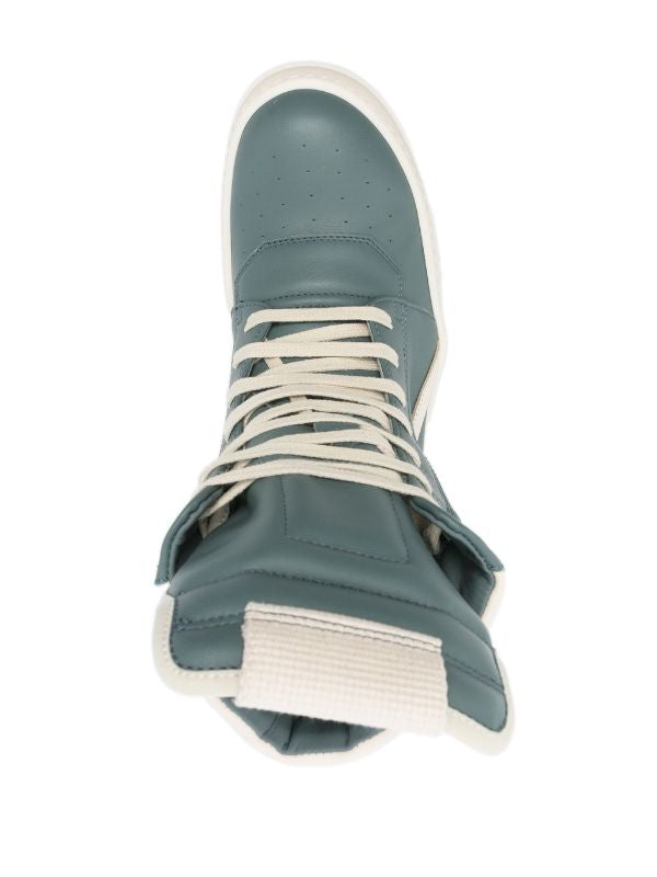 Rick Owen Geobasket high-top leather sneakers