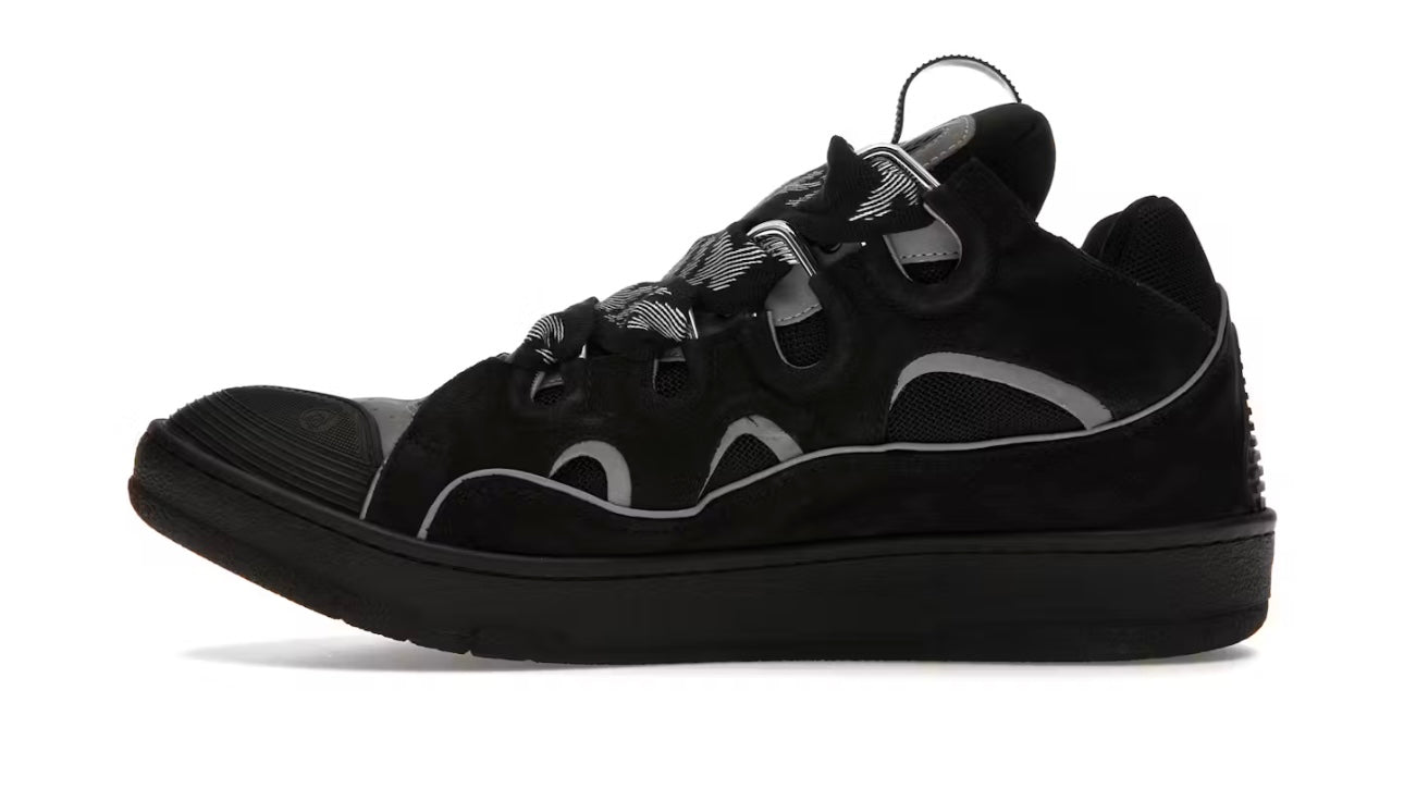 Lanvin Curb suede trim sneakers