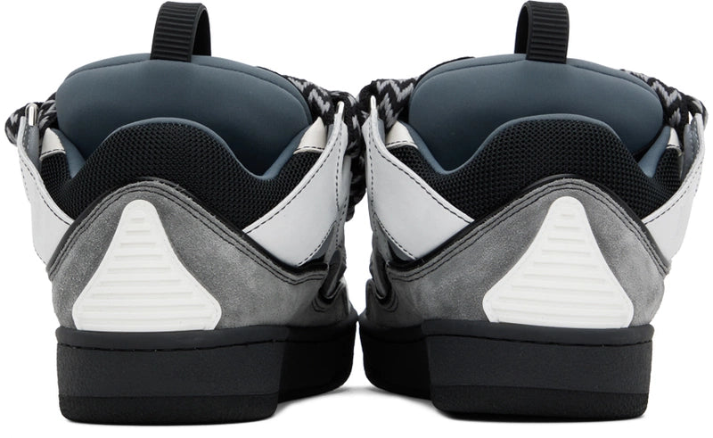 Lanvin Curb suede trim sneakers