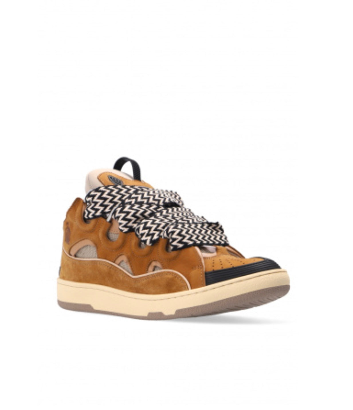 Lanvin Curb suede trim sneakers