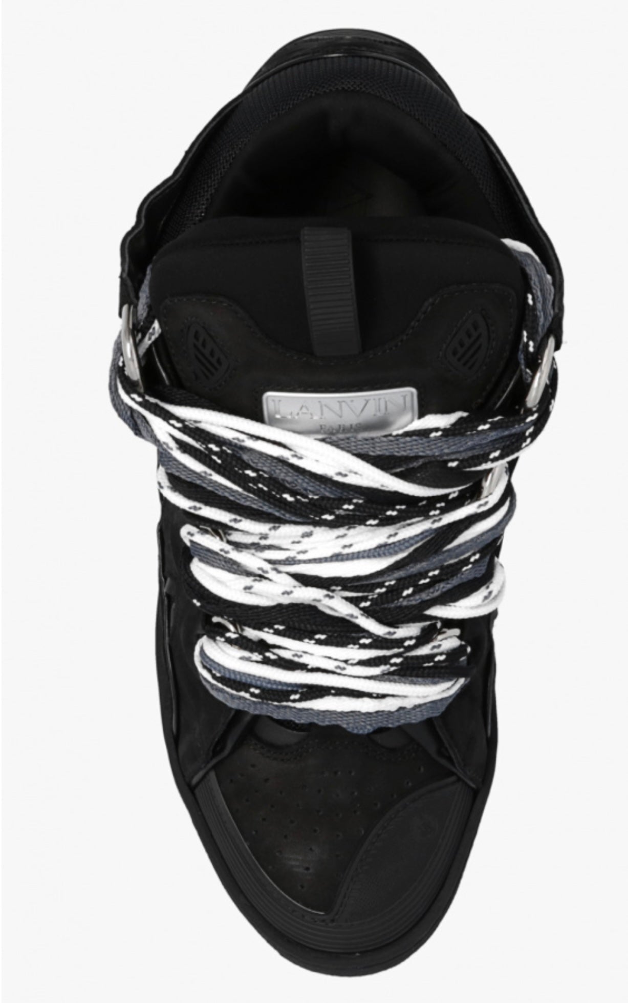 Lanvin Curb suede trim sneakers