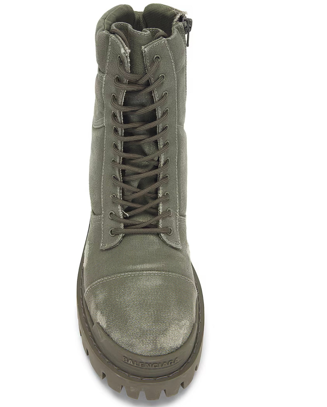Balenciaga combat strike canvas boots
