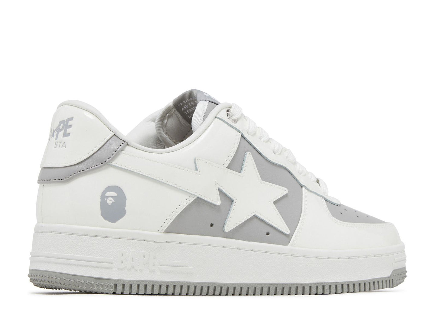 Bape Bapesta #6 “Patent Leather Pack - Grey”