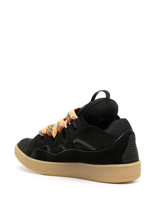 Lanvin Curb suede trim sneakers