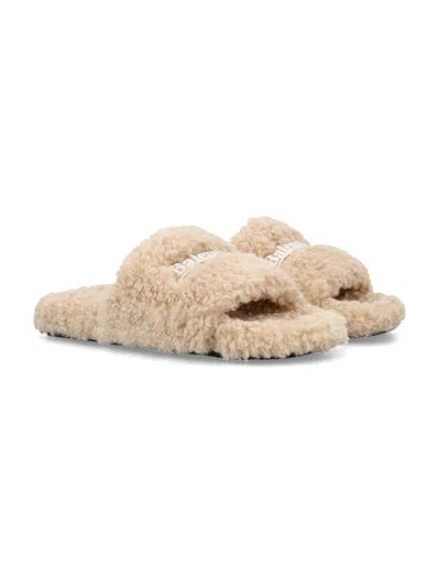 Balenciaga Furry slide sandals