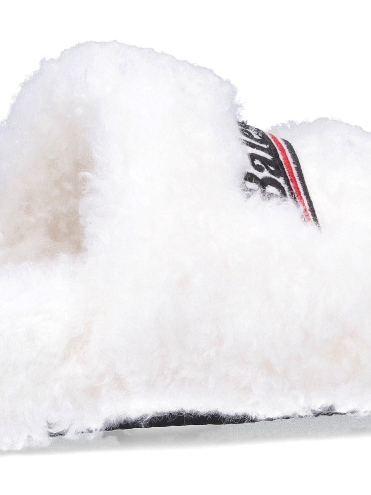 Balenciaga Furry slide sandals