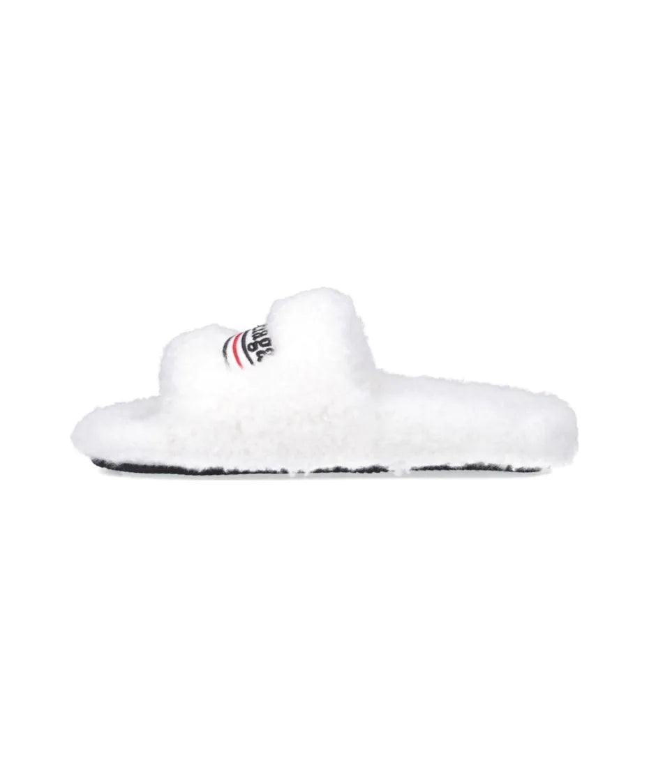 Balenciaga Furry slide sandals