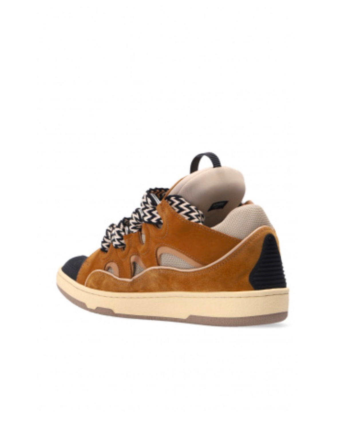 Lanvin Curb suede trim sneakers
