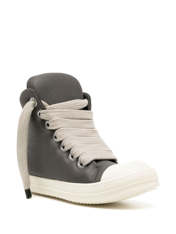 Rick Owen jumbolaced padded hi-top sneakers