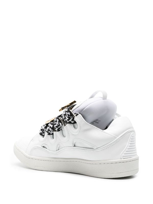 Lanvin Curb suede trim sneakers