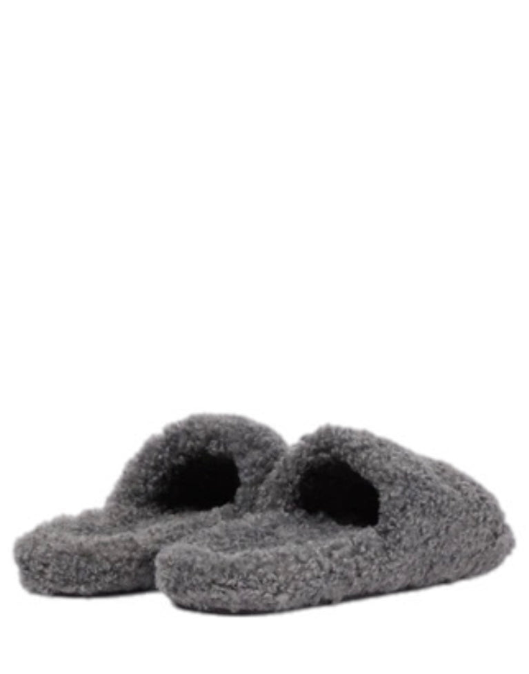 Balenciaga Furry slide sandals