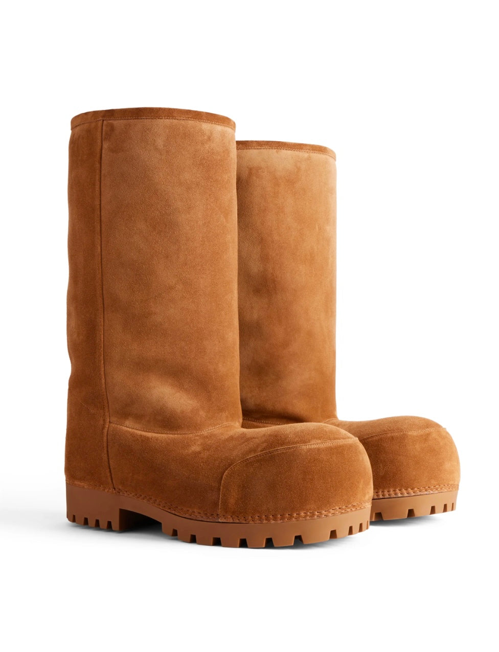 Balenciaga Alaska fur high snow boots