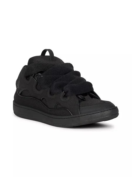 Lanvin Curb suede trim sneakers