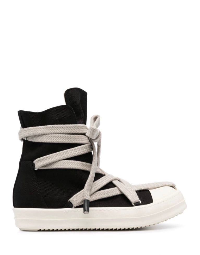 Rick Owens DRKSHDW Jumbo-laced Canvas sneakers