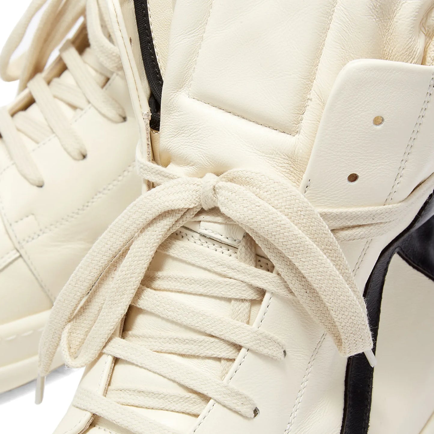 Rick Owen Geobasket high-top leather sneakers