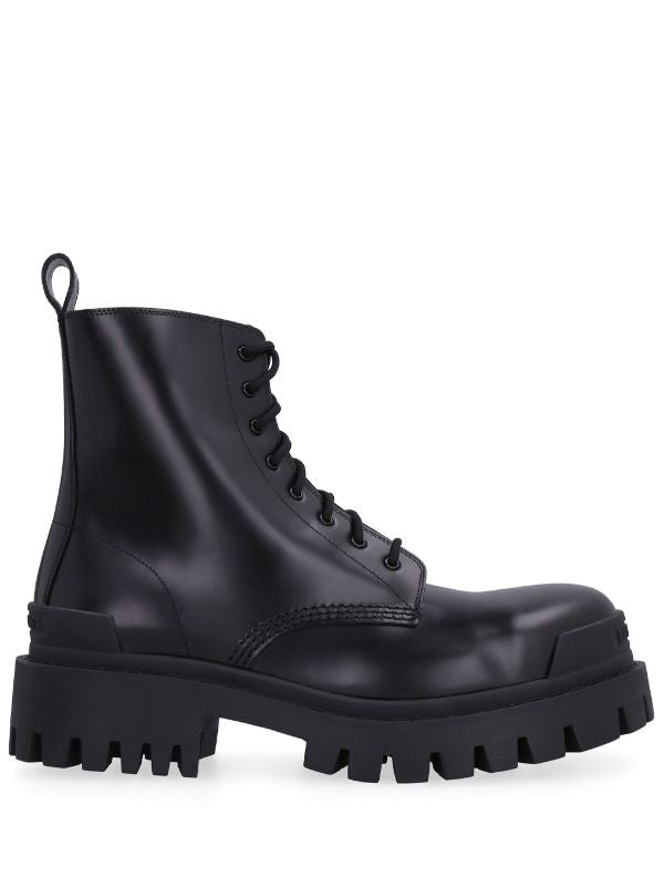 Balenciaga combat strike 20mm lace-up boots