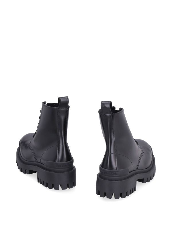 Balenciaga combat strike 20mm lace-up boots