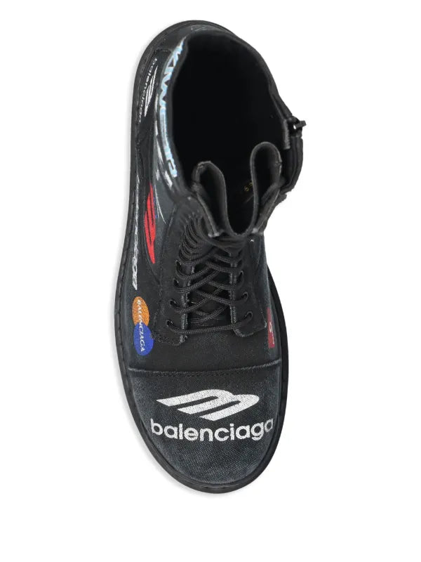 Balenciaga combat strike boots