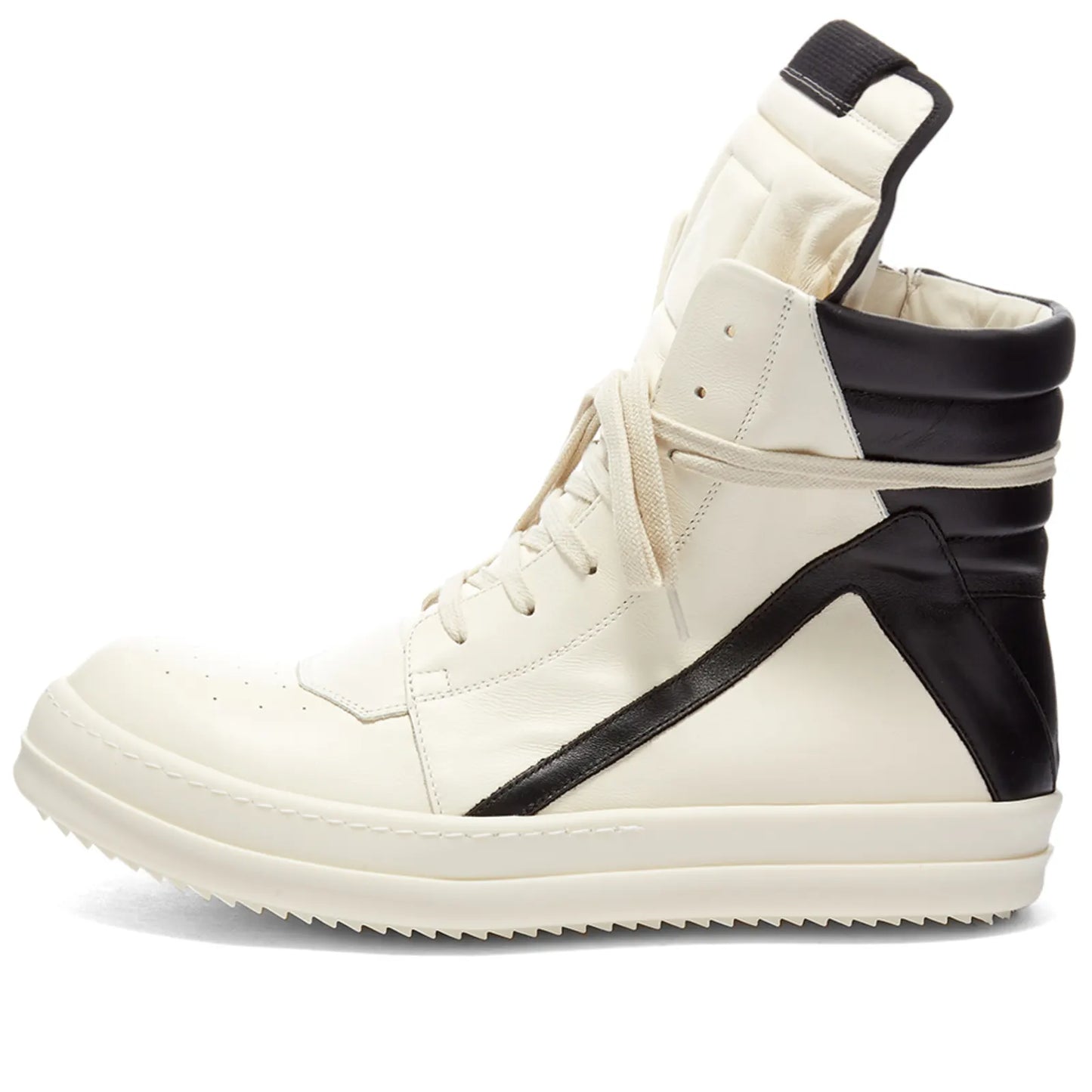 Rick Owen Geobasket high-top leather sneakers