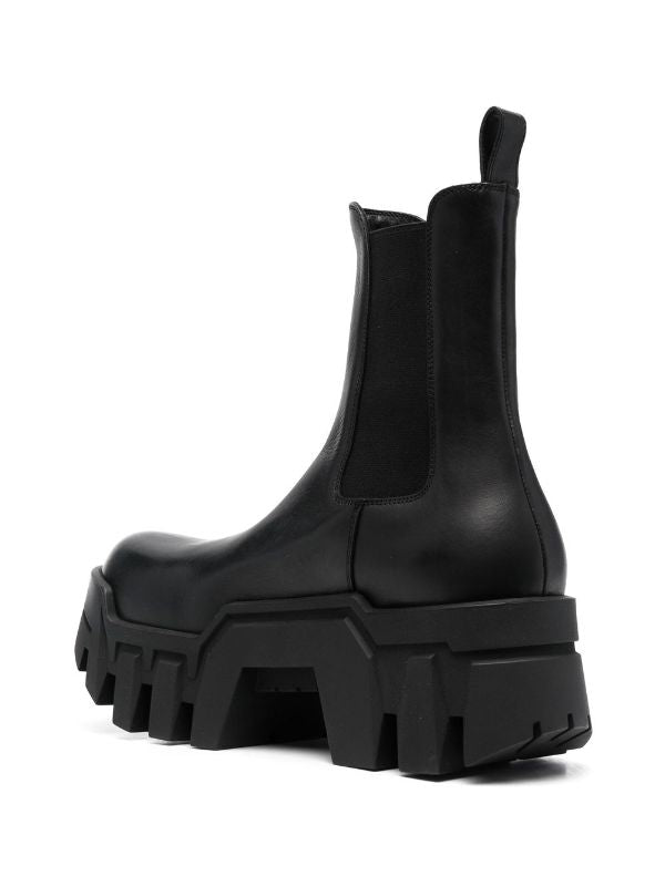 Balenciaga bulldozer platform chelsea boots