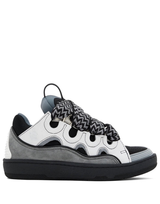 Lanvin Curb suede trim sneakers