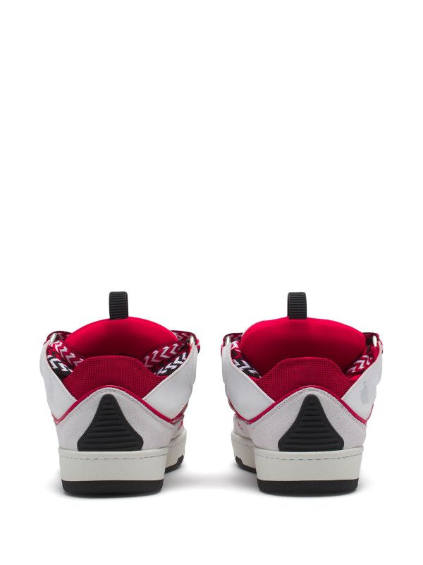 Lanvin Curb suede trim sneakers