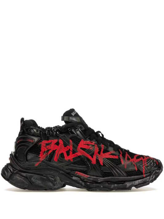 Balenciaga runner graffiti sneakers