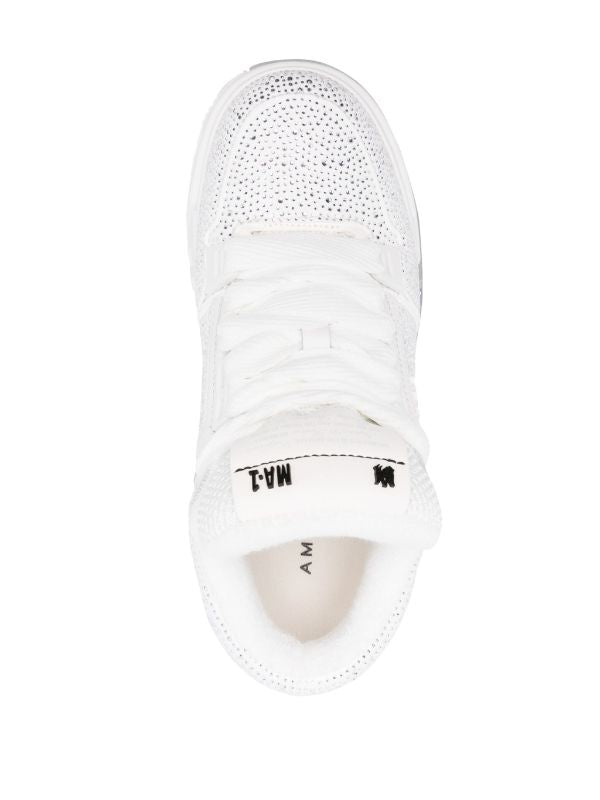 Amiri Crystal MA-1 leather sneakers