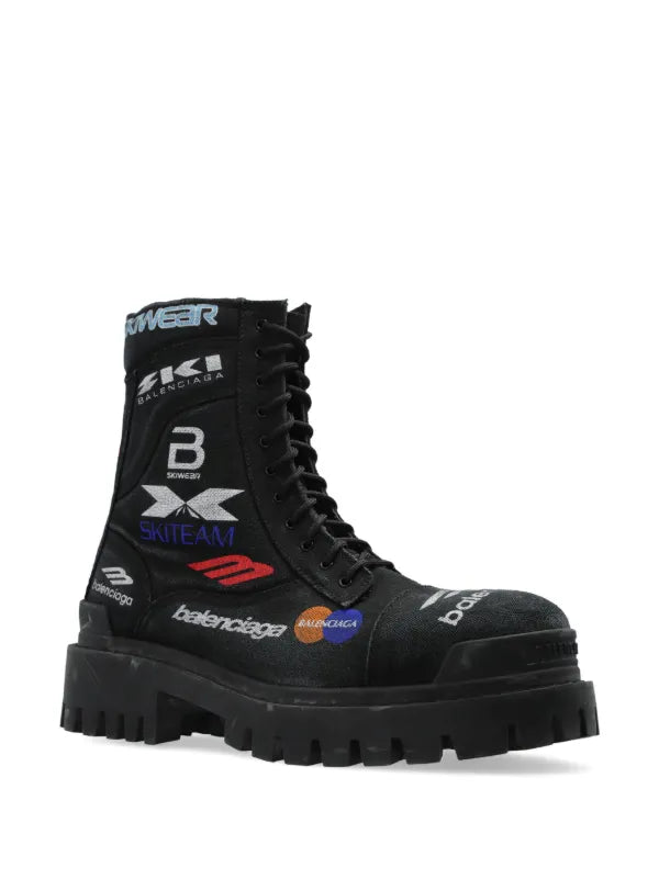Balenciaga combat strike boots
