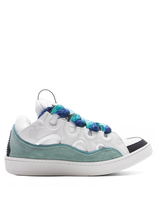 Lanvin Curb suede trim sneakers