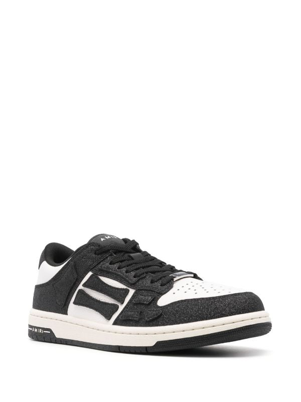 Amiri Shimmer Skel Top leather sneakers