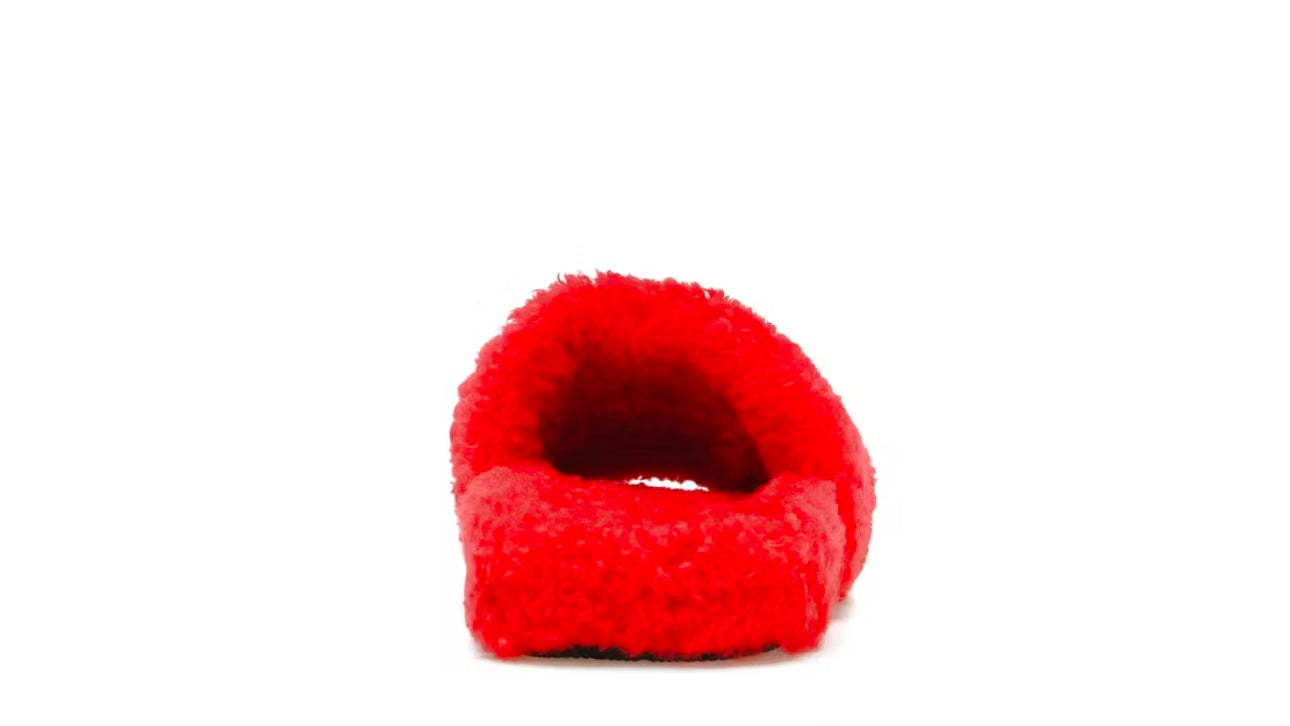 Balenciaga Furry slide sandals