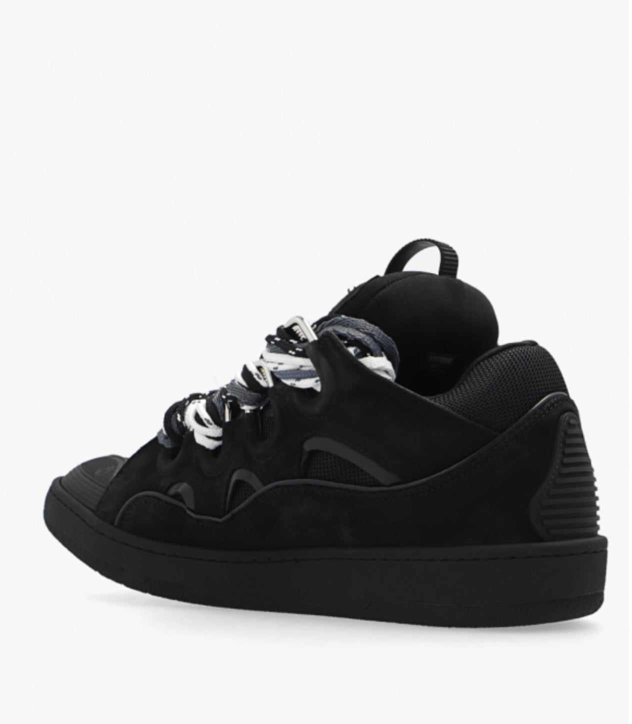 Lanvin Curb suede trim sneakers