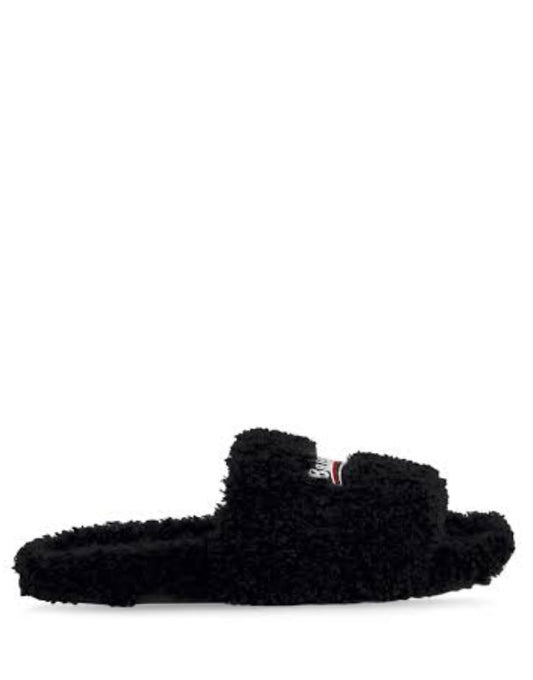 Balenciaga Furry slide sandals