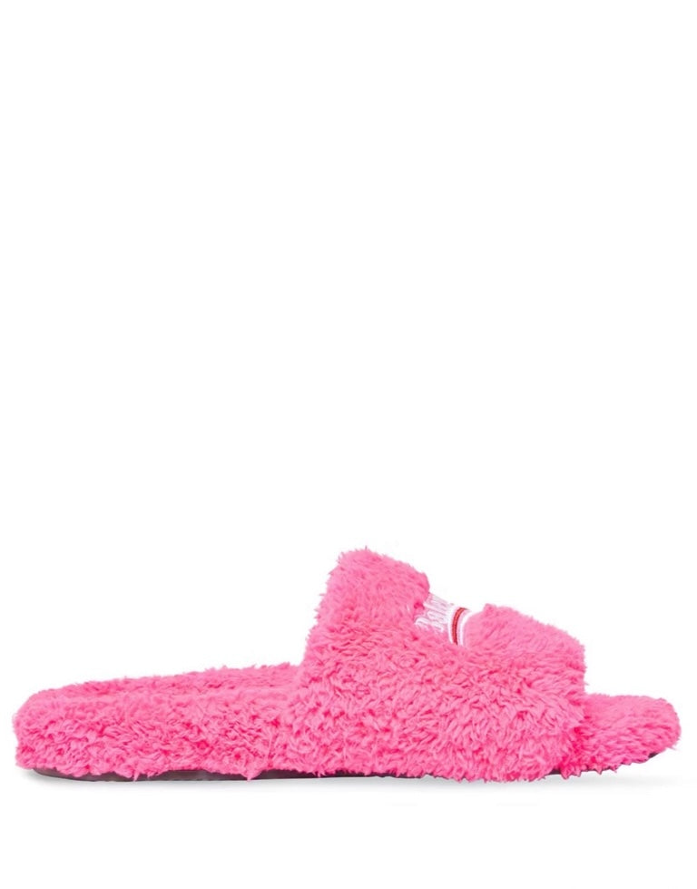 Balenciaga Furry slide sandals