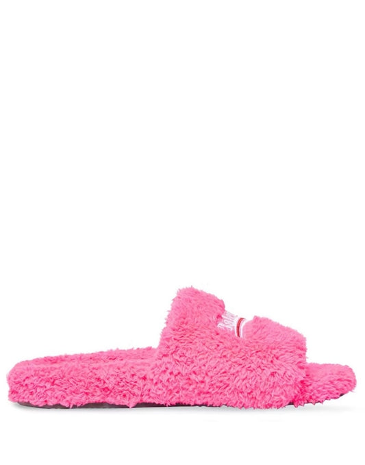 Balenciaga Furry slide sandals