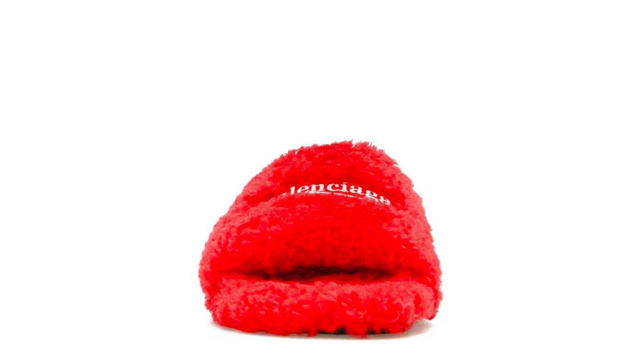 Balenciaga Furry slide sandals