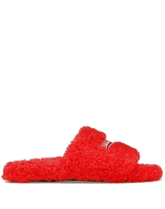 Balenciaga Furry slide sandals