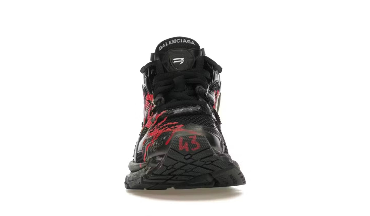 Balenciaga runner graffiti sneakers
